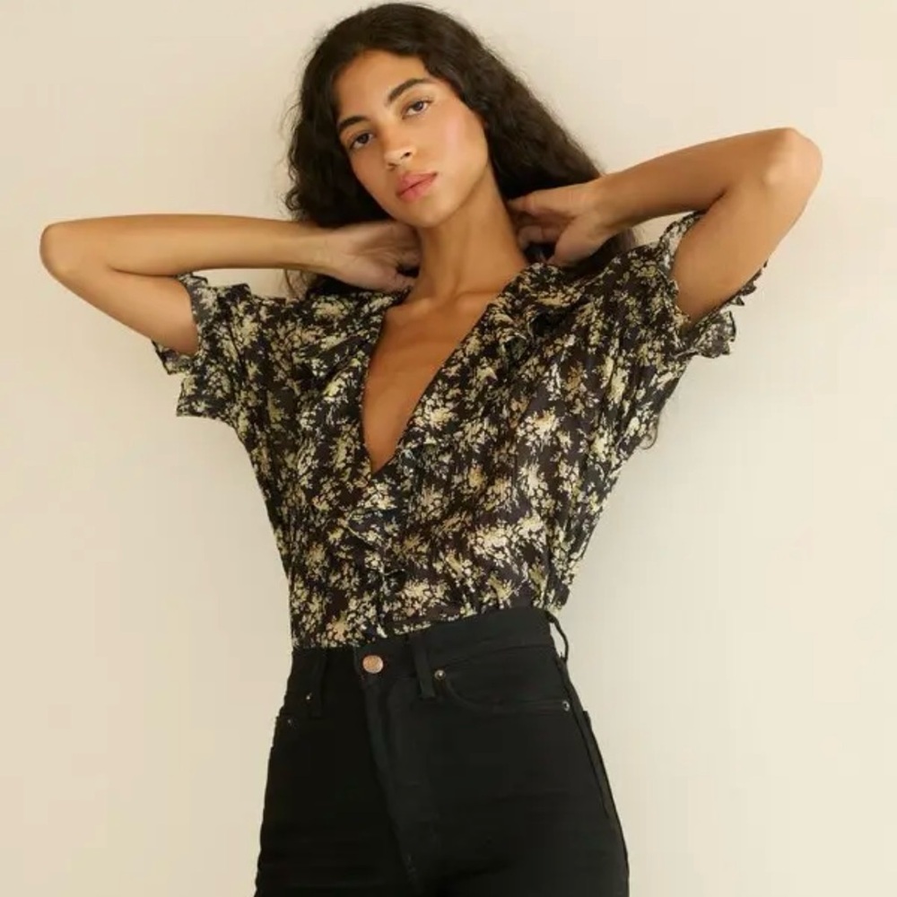 Doen Floral Henri Top